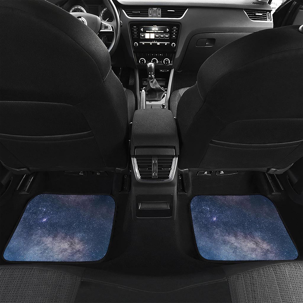 Dark Nebula Universe Galaxy Space Print Front and Back Car Floor Mats