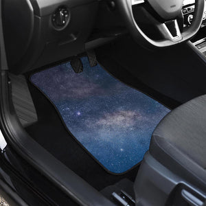 Dark Nebula Universe Galaxy Space Print Front and Back Car Floor Mats