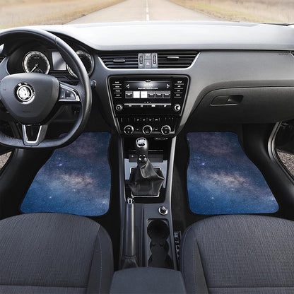 Dark Nebula Universe Galaxy Space Print Front Car Floor Mats