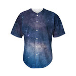 Dark Nebula Universe Galaxy Space Print Men's Baseball Jersey
