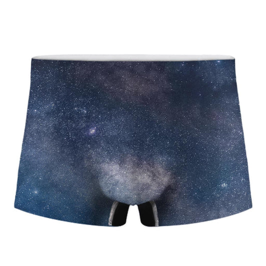 Dark Nebula Universe Galaxy Space Print Men's Boxer Briefs
