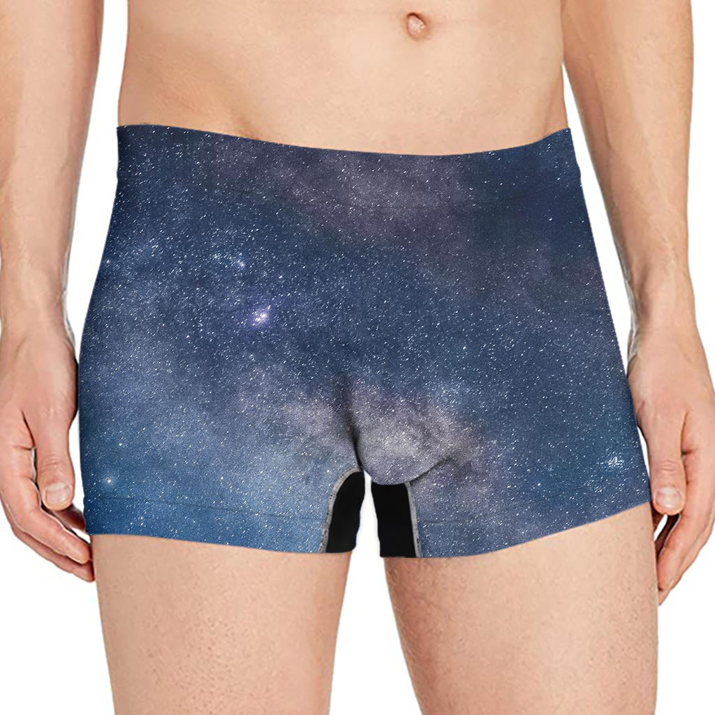 Dark Nebula Universe Galaxy Space Print Men's Boxer Briefs