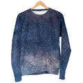 Dark Nebula Universe Galaxy Space Print Men's Crewneck Sweatshirt