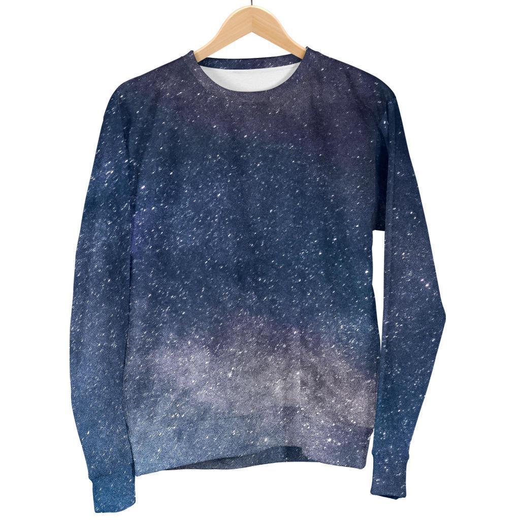 Dark Nebula Universe Galaxy Space Print Men's Crewneck Sweatshirt GearFrost