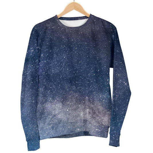 Dark Nebula Universe Galaxy Space Print Men's Crewneck Sweatshirt GearFrost