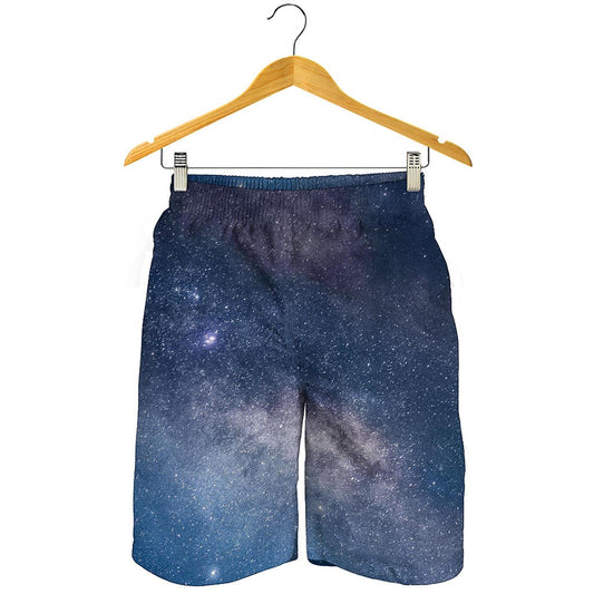 Dark Nebula Universe Galaxy Space Print Men's Shorts