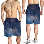 Dark Nebula Universe Galaxy Space Print Men's Shorts