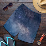 Dark Nebula Universe Galaxy Space Print Men's Shorts