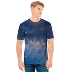 Dark Nebula Universe Galaxy Space Print Men's T-Shirt