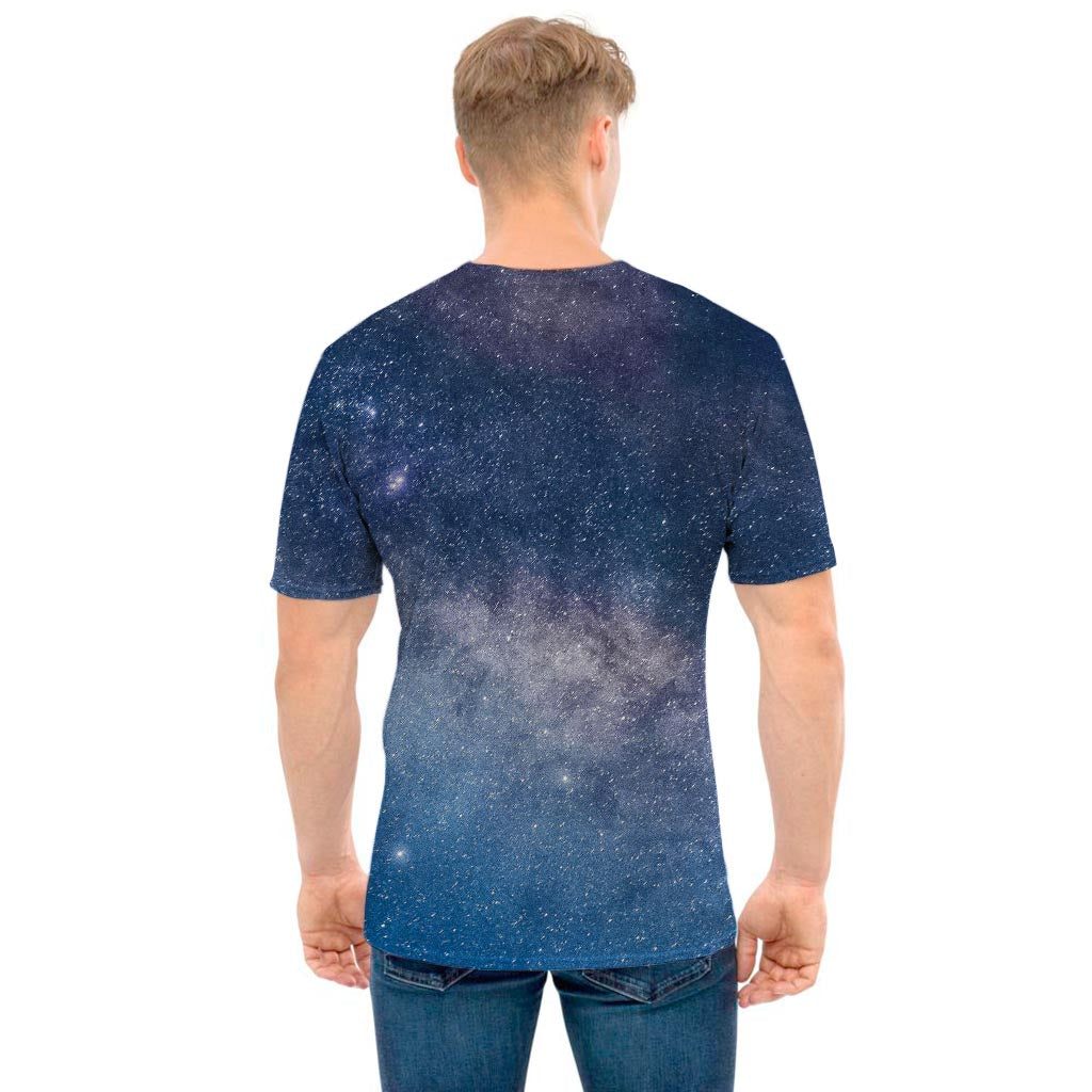 Dark Nebula Universe Galaxy Space Print Men's T-Shirt