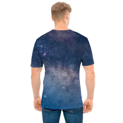 Dark Nebula Universe Galaxy Space Print Men's T-Shirt