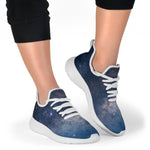 Dark Nebula Universe Galaxy Space Print Mesh Knit Shoes GearFrost