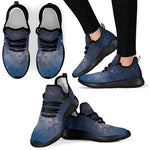 Dark Nebula Universe Galaxy Space Print Mesh Knit Shoes GearFrost