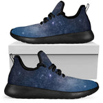 Dark Nebula Universe Galaxy Space Print Mesh Knit Shoes GearFrost