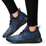 Dark Nebula Universe Galaxy Space Print Mesh Knit Shoes GearFrost