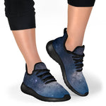 Dark Nebula Universe Galaxy Space Print Mesh Knit Shoes GearFrost