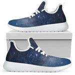 Dark Nebula Universe Galaxy Space Print Mesh Knit Shoes GearFrost
