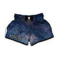 Dark Nebula Universe Galaxy Space Print Muay Thai Boxing Shorts
