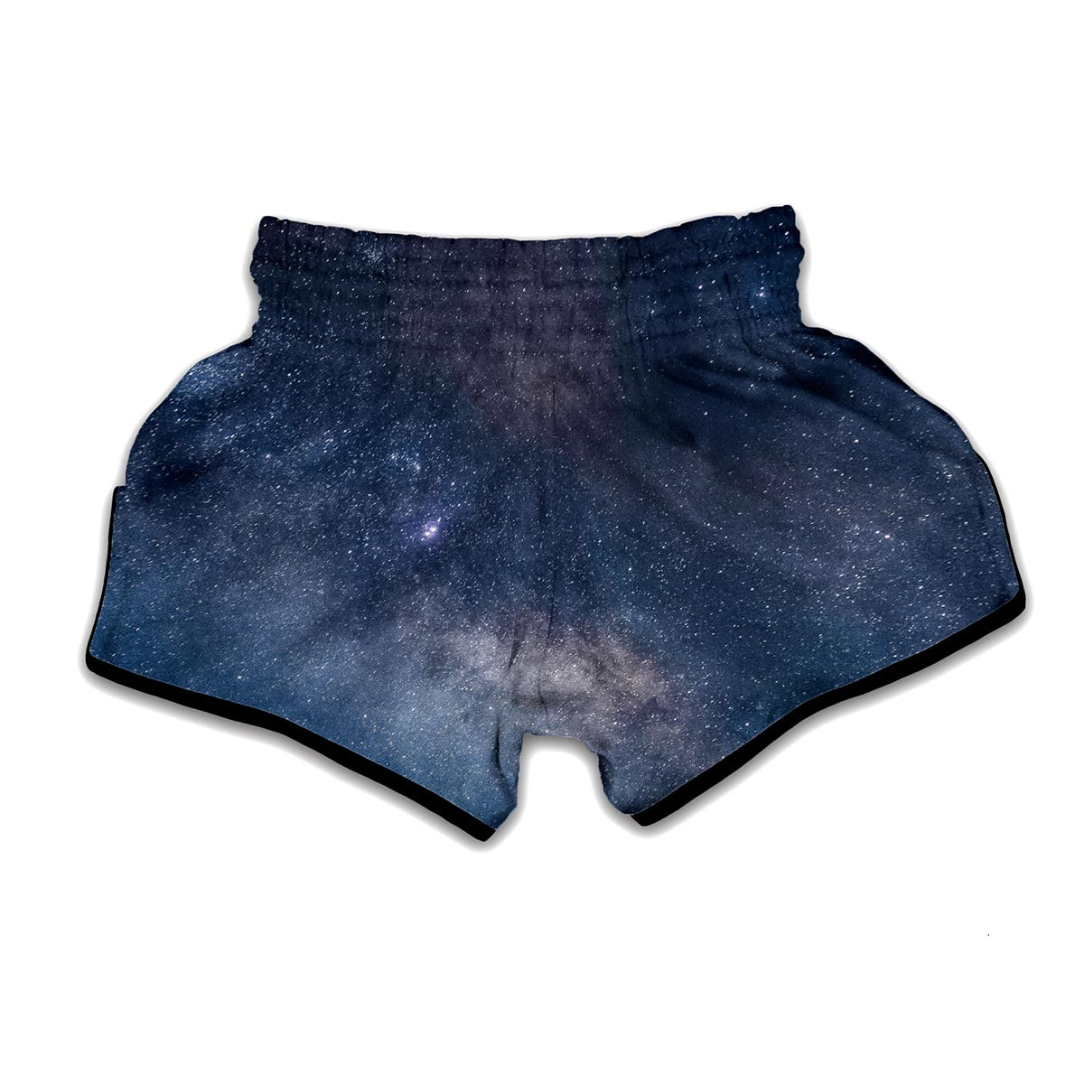 Dark Nebula Universe Galaxy Space Print Muay Thai Boxing Shorts