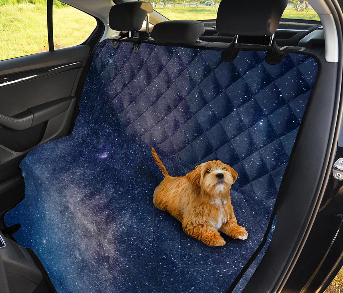 Dark Nebula Universe Galaxy Space Print Pet Car Back Seat Cover