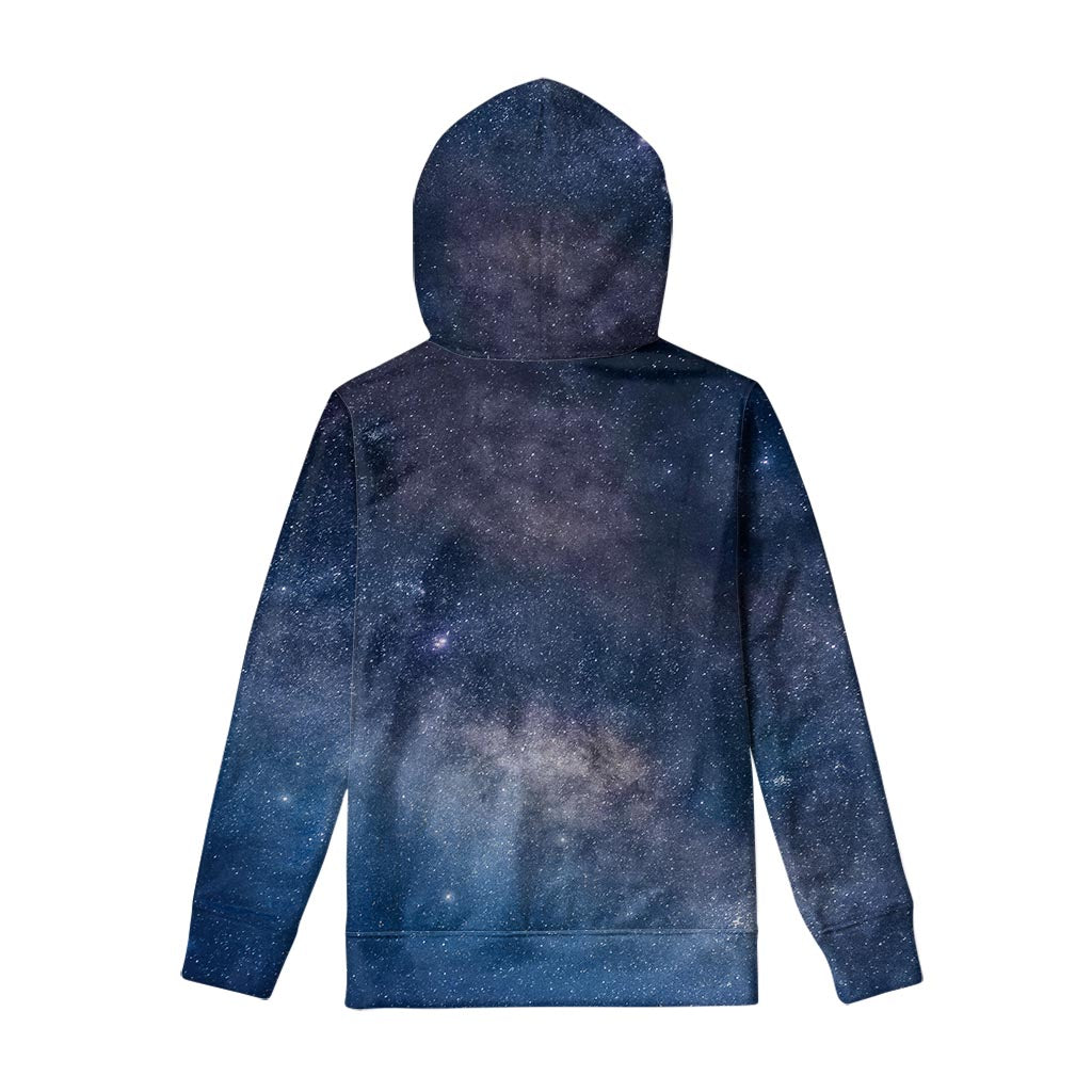 Dark Nebula Universe Galaxy Space Print Pullover Hoodie