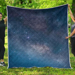 Dark Nebula Universe Galaxy Space Print Quilt