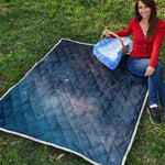 Dark Nebula Universe Galaxy Space Print Quilt