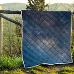 Dark Nebula Universe Galaxy Space Print Quilt