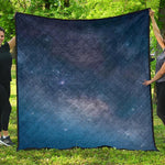 Dark Nebula Universe Galaxy Space Print Quilt