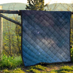 Dark Nebula Universe Galaxy Space Print Quilt