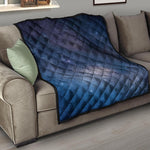 Dark Nebula Universe Galaxy Space Print Quilt