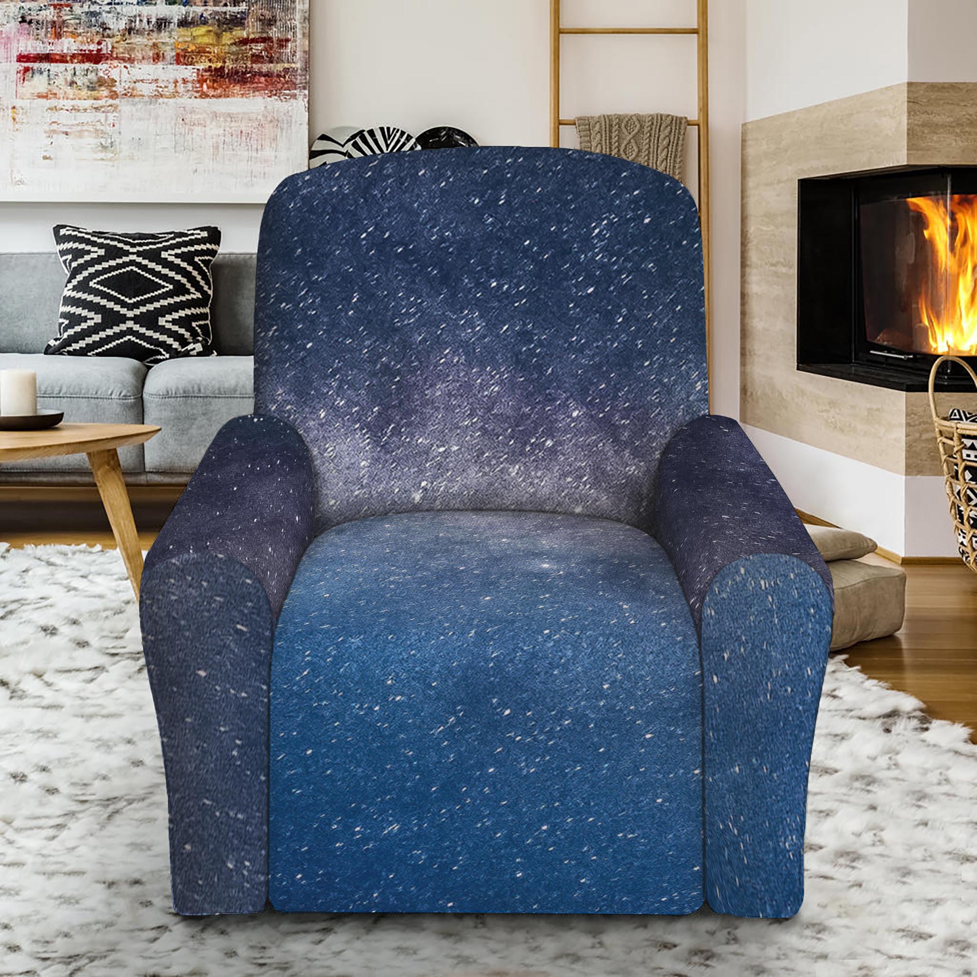 Dark Nebula Universe Galaxy Space Print Recliner Slipcover