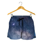 Dark Nebula Universe Galaxy Space Print Women's Shorts