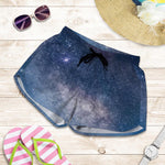 Dark Nebula Universe Galaxy Space Print Women's Shorts