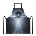 Dark Night UFO Print Apron