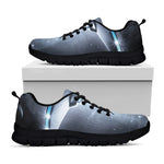 Dark Night UFO Print Black Sneakers