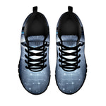 Dark Night UFO Print Black Sneakers