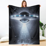 Dark Night UFO Print Blanket