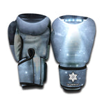 Dark Night UFO Print Boxing Gloves