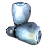 Dark Night UFO Print Boxing Gloves