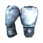 Dark Night UFO Print Boxing Gloves