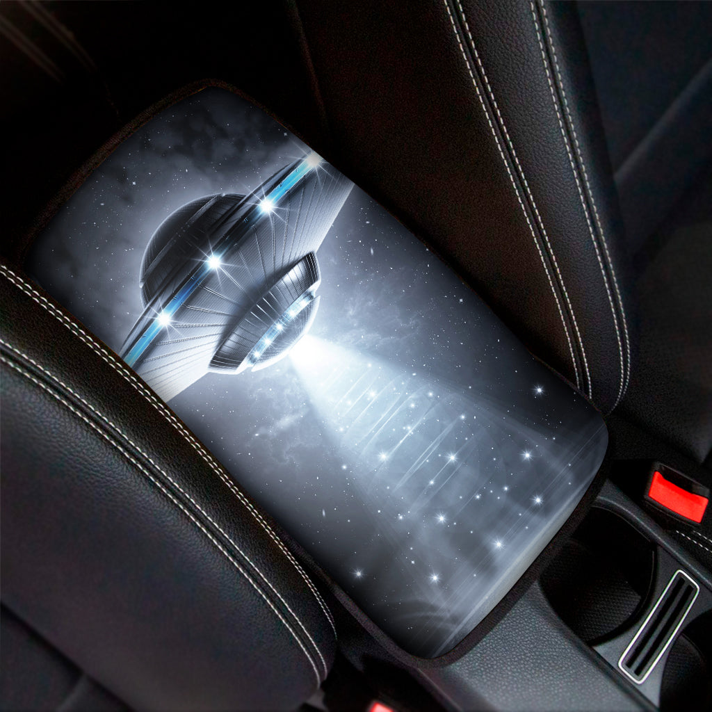 Dark Night UFO Print Car Center Console Cover