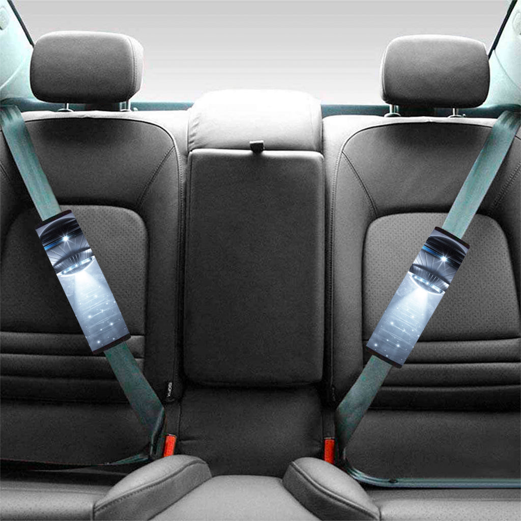 Dark Night UFO Print Car Seat Belt Covers