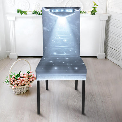 Dark Night UFO Print Dining Chair Slipcover