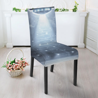 Dark Night UFO Print Dining Chair Slipcover