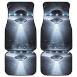 Dark Night UFO Print Front and Back Car Floor Mats