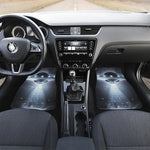 Dark Night UFO Print Front and Back Car Floor Mats