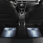 Dark Night UFO Print Front and Back Car Floor Mats