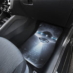 Dark Night UFO Print Front and Back Car Floor Mats