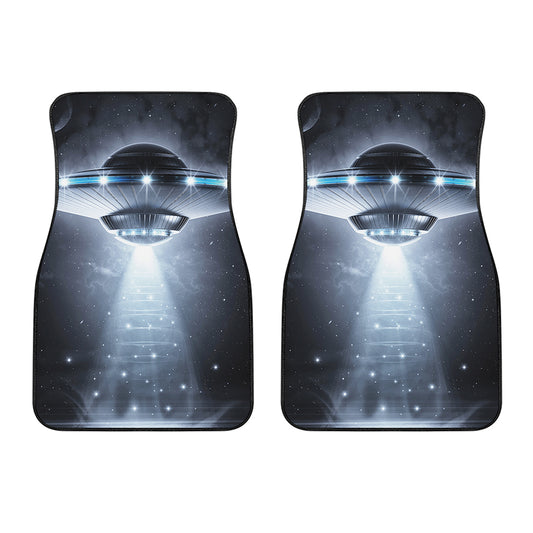 Dark Night UFO Print Front Car Floor Mats